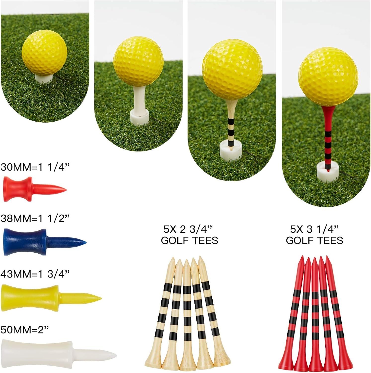 Professional Dual-Turf Golf Hitting Mat with Portable Heavy Rubber Base for Indoor and Outdoor Training