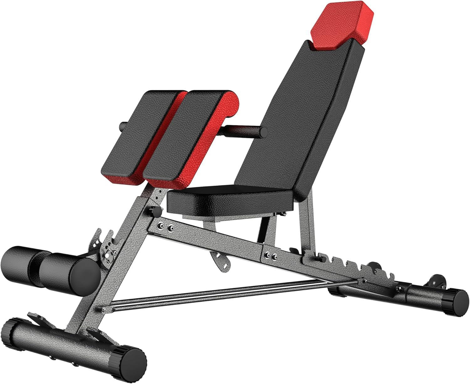 Multi-Functional FID Weight Bench for Comprehensive Body Workout – Hyper Back Extension, Roman Chair, Adjustable Ab Bench, Incline/Decline/Flat Options