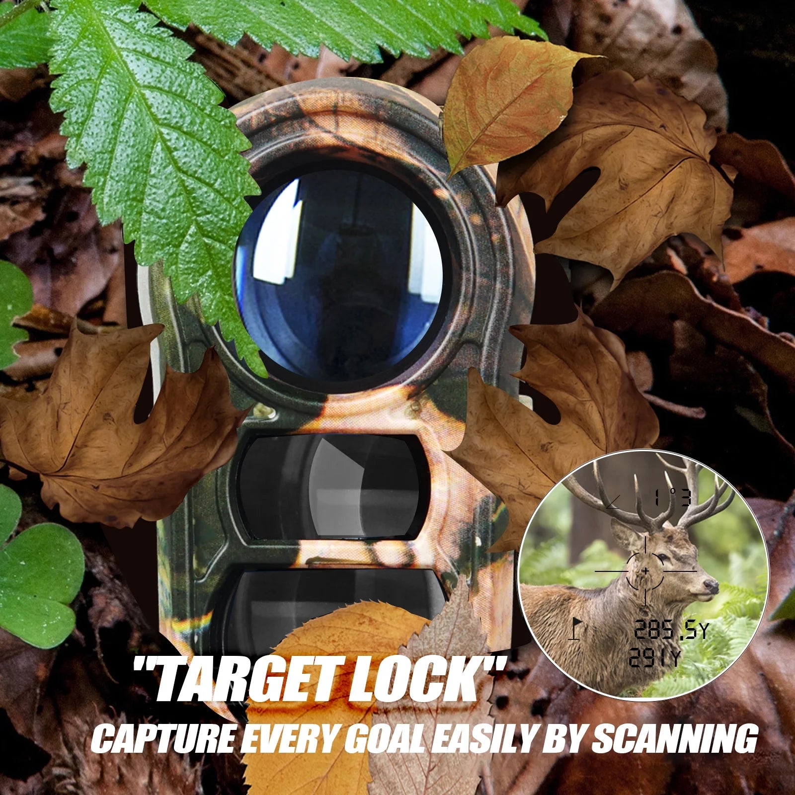 Professional Hunting Laser Rangefinder with Rechargeable Battery - 1000 Yards Maximum Operating Range