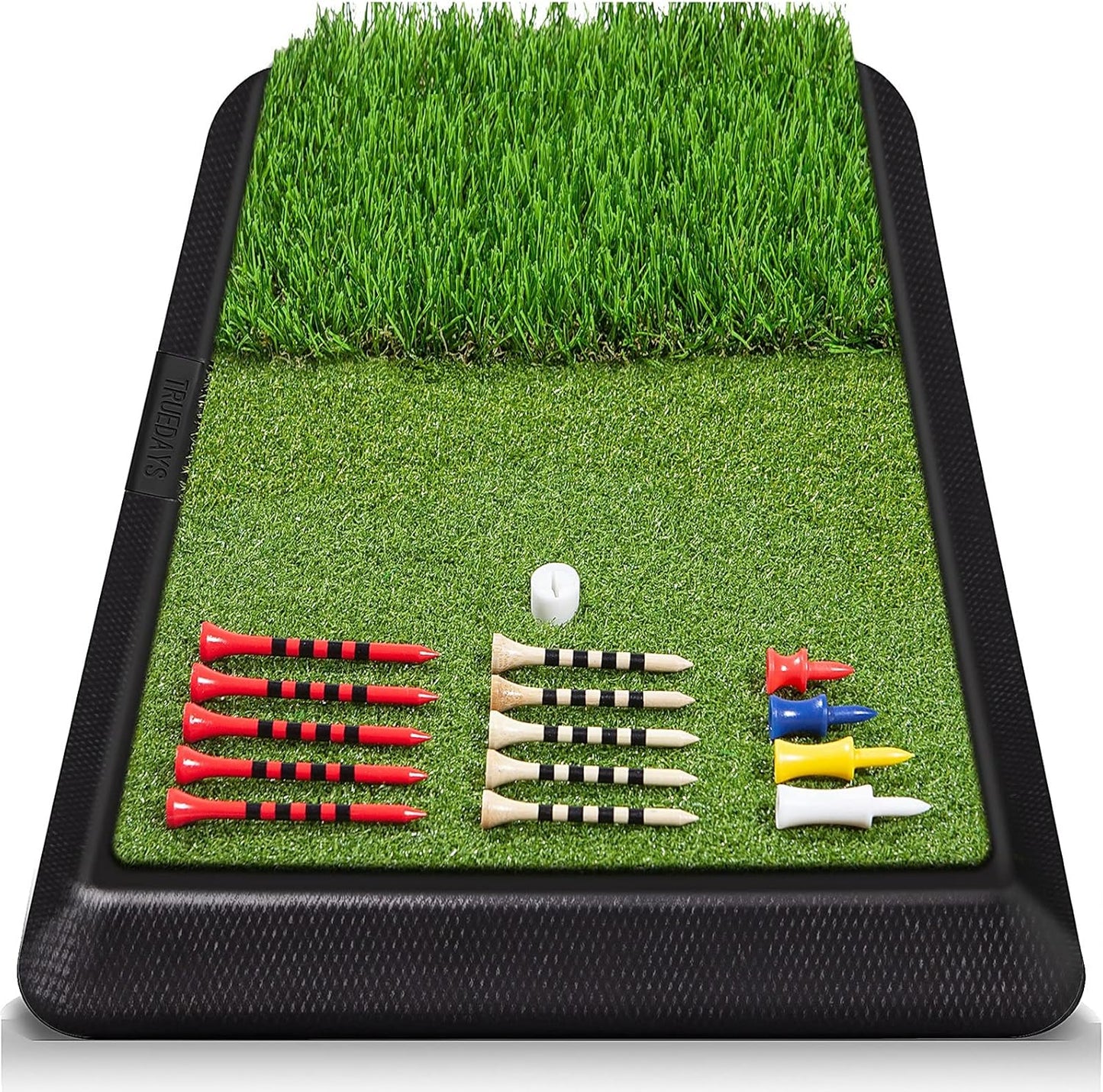 Professional Dual-Turf Golf Hitting Mat with Portable Heavy Rubber Base for Indoor and Outdoor Training